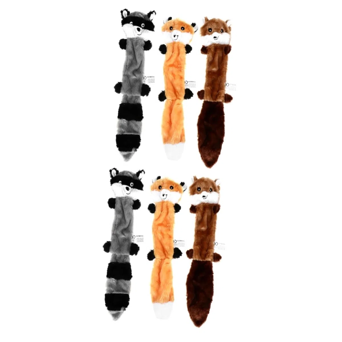 BESPORTBLE 6 Piezas De Juguetes De Sonido para Mascotas Juguetes Chirriantes para Perros Sin Relleno De Peluche para Perros Pequeños Juguete De Peluche