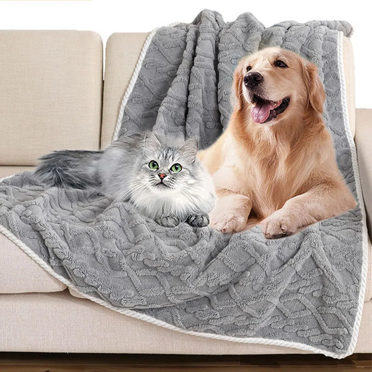 Mantas suaves para cama de perro, lavables a máquina, mantas para cachorros y gatitos, mantas para gatos durmiendo, protectores de muebles para sofá, asientos de coche para interiores (marrón,