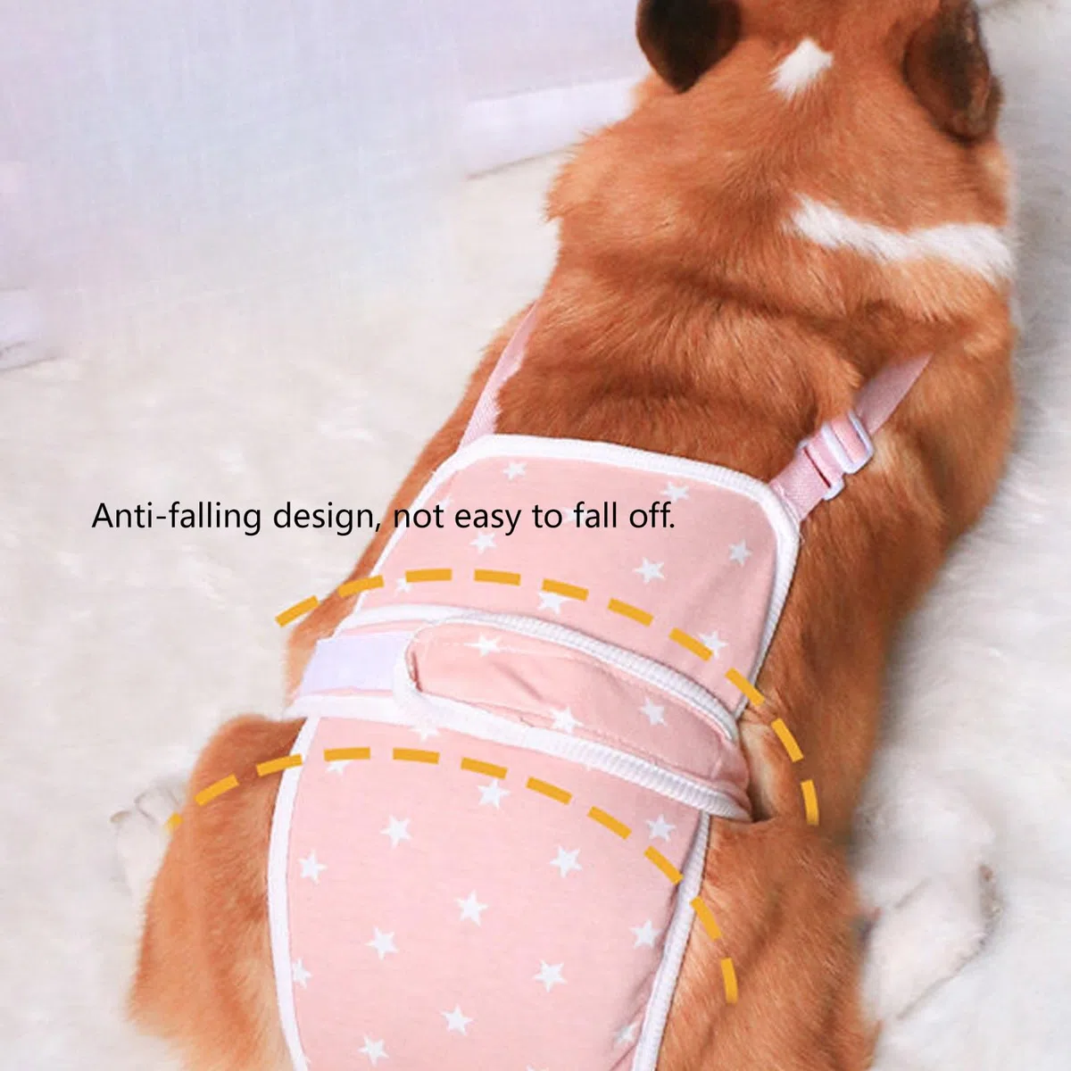 Pañales para Perros Hembra a Prueba De Fugas Reutilizable Bragas Perras Menstruales para Apartamento Medio Pequeño Pañales Perro Hembra Elástico(XL,Set C)