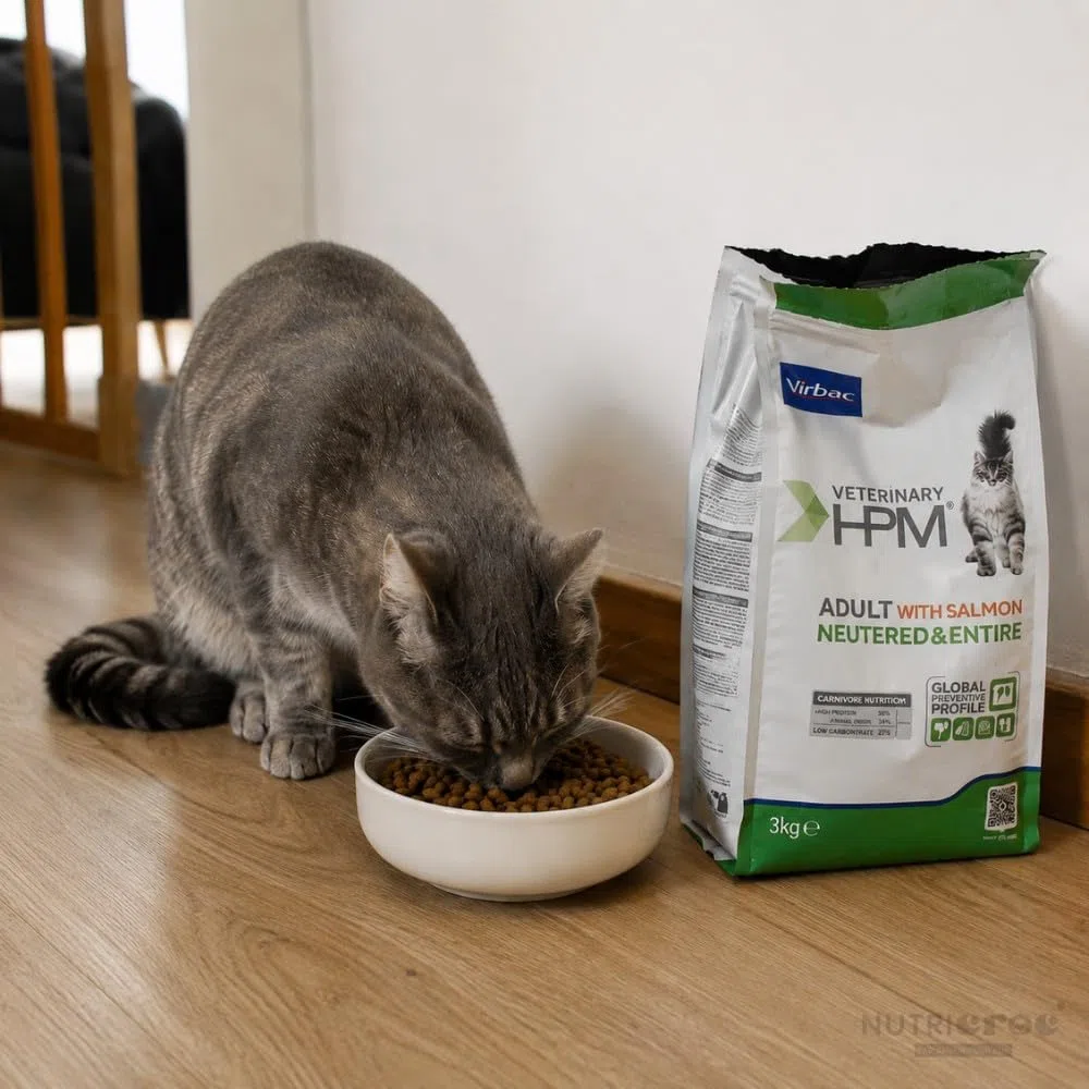 Hpm Virbac Feline Adult Neutered Entire Salmon 7Kg