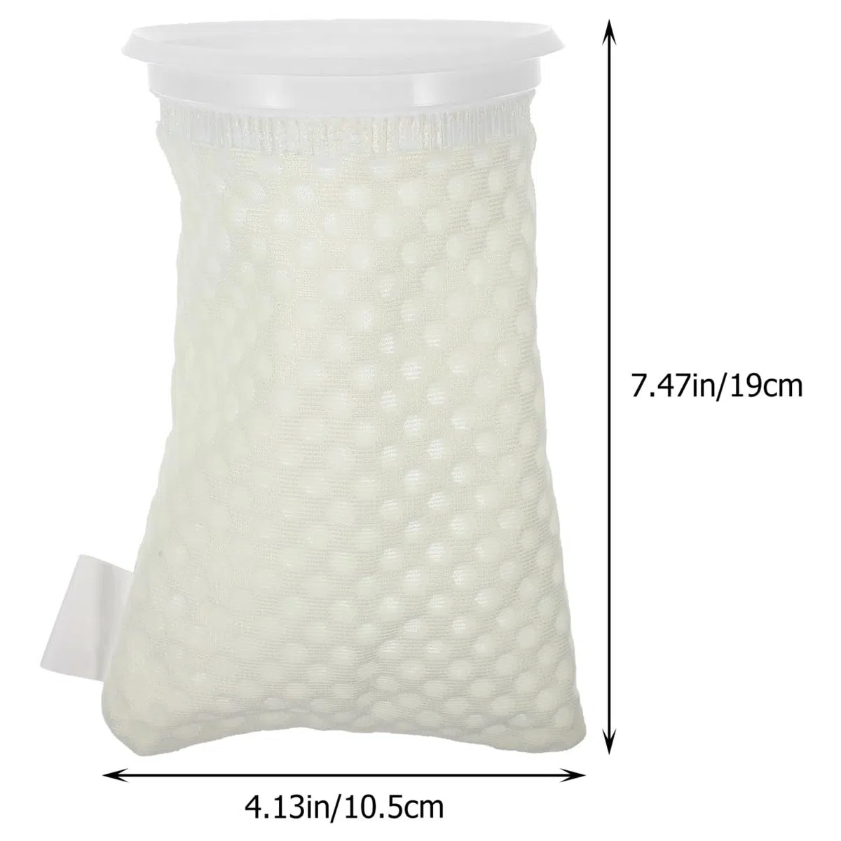SUPVOX 11 Piezas Calcetines Filtro de Acuario Filtro de Agua Salada Diseño Forma de Panal Reemplazo de Pecera Accesorio de Acuario para Limpieza de Peceras