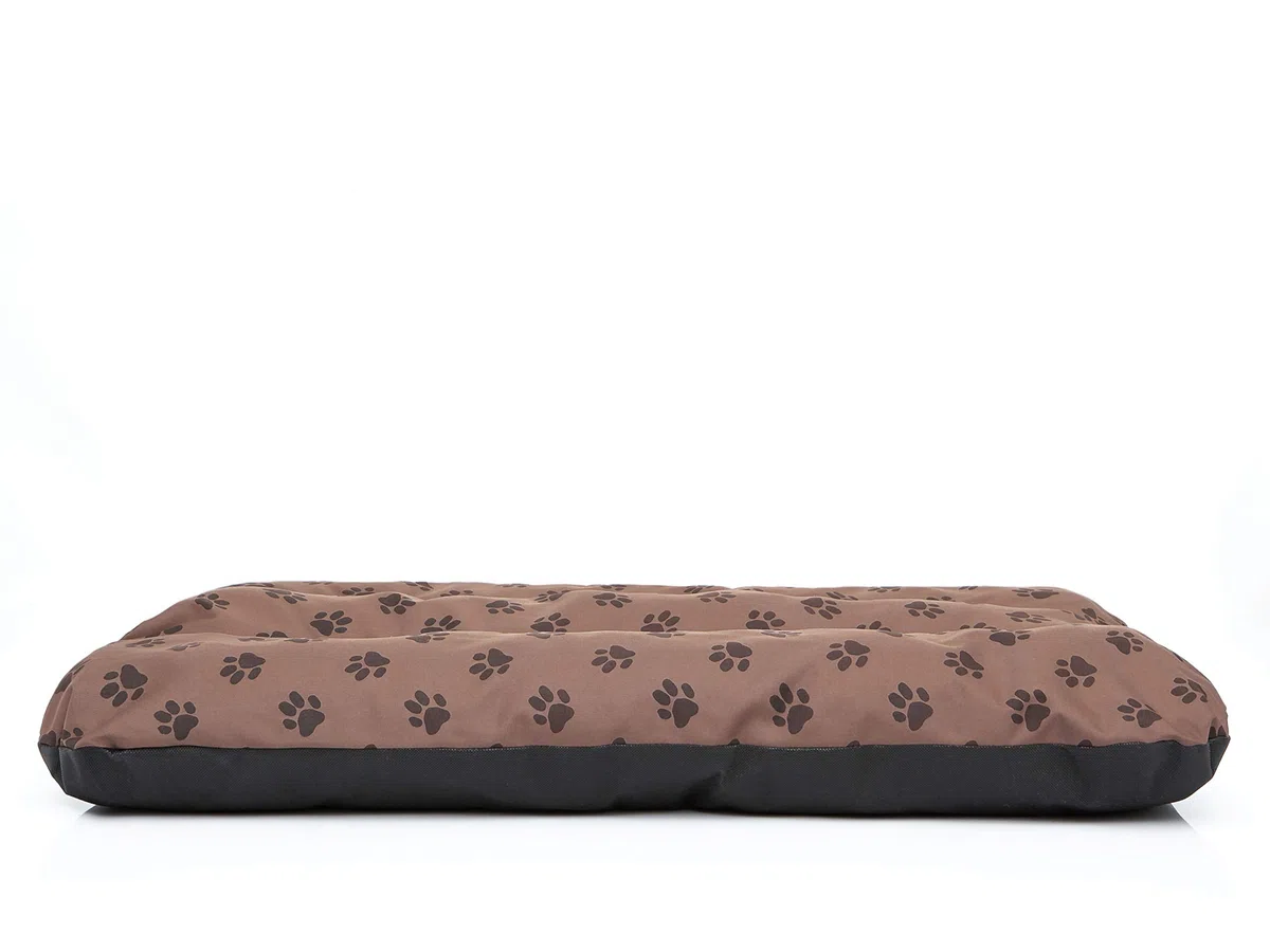 PillowPrim Colchón para perros, sofá para perros, cojín para perros, colchón para perros, cama para mascotas, cama suave, cojín R2-100 x 70 cm, color marrón claro