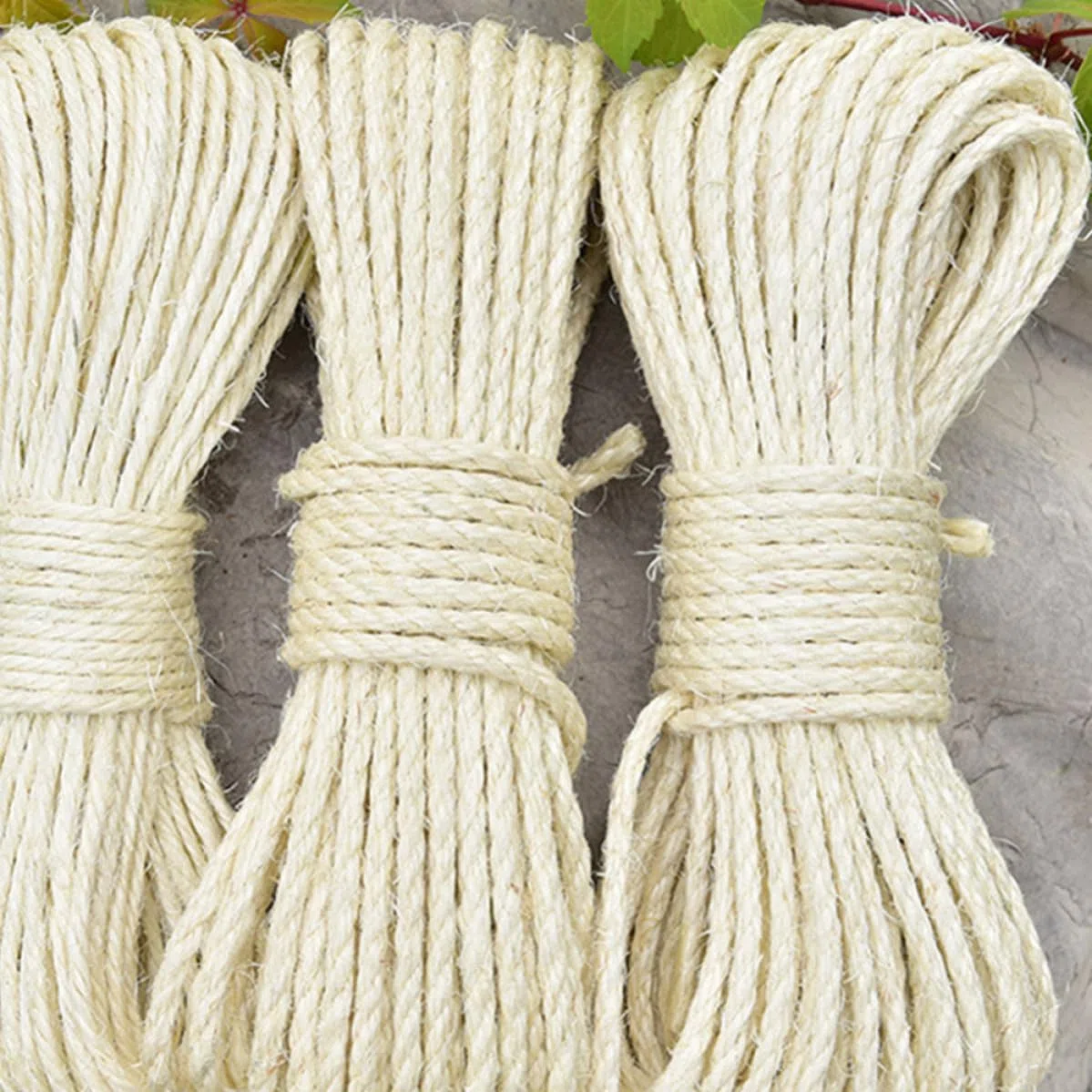 2 Piezas Cuerda de Sisal para Rascador de Gatos, 20m