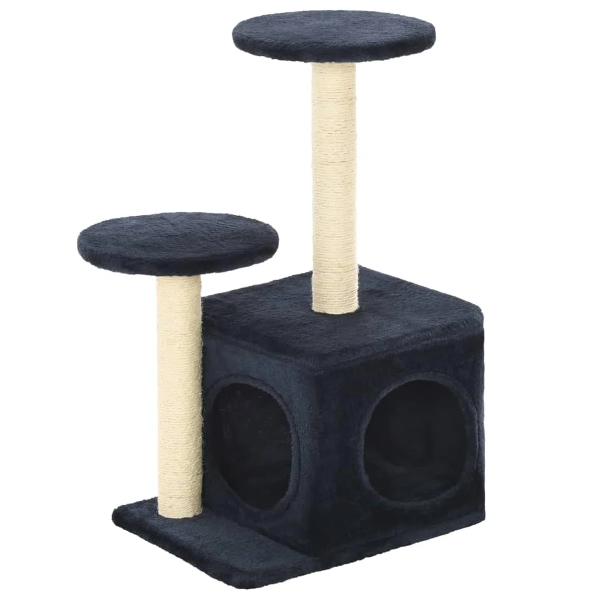 ShGaxin Rascador para Gatos con Poste de sisal, Arbol para Gatos, Gatos Accesorios, Arranhador para Gatos, Arbol Rascador Gatos, 60 cm Azul Oscuro