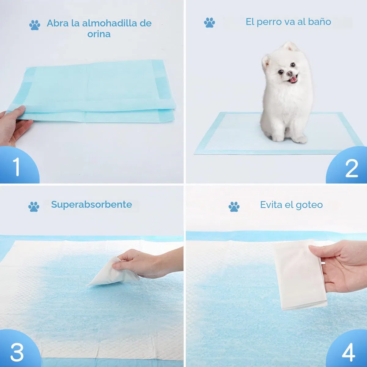 Nobleza - 120 x Empapadores Perros Alfombrilla higiénica de Entrenamiento para Perros. Ultraabsorbente 90cm*60cm Azul