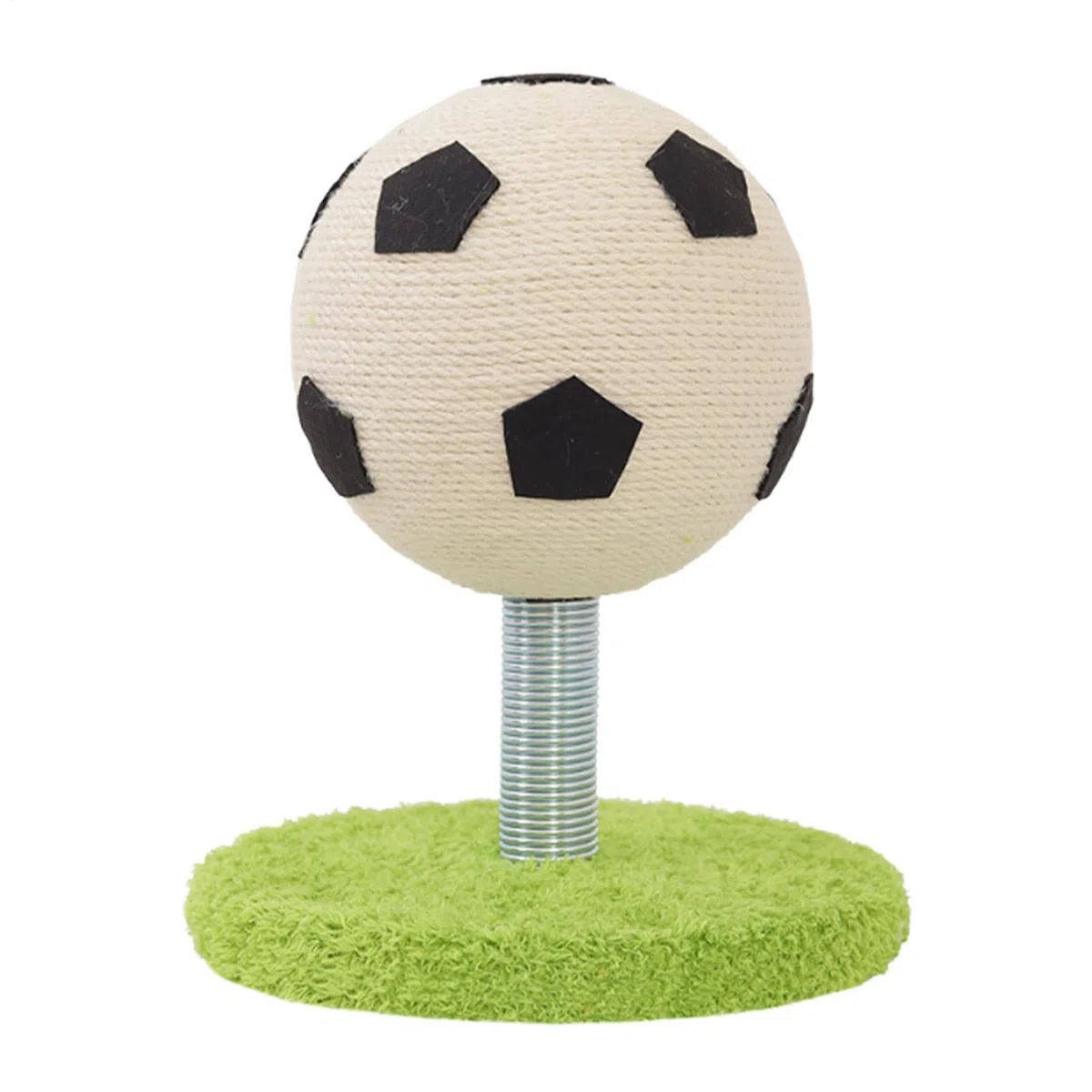 Pelota Rascadora para Gatos Juguete de Fútbol Rascador para Mascotas