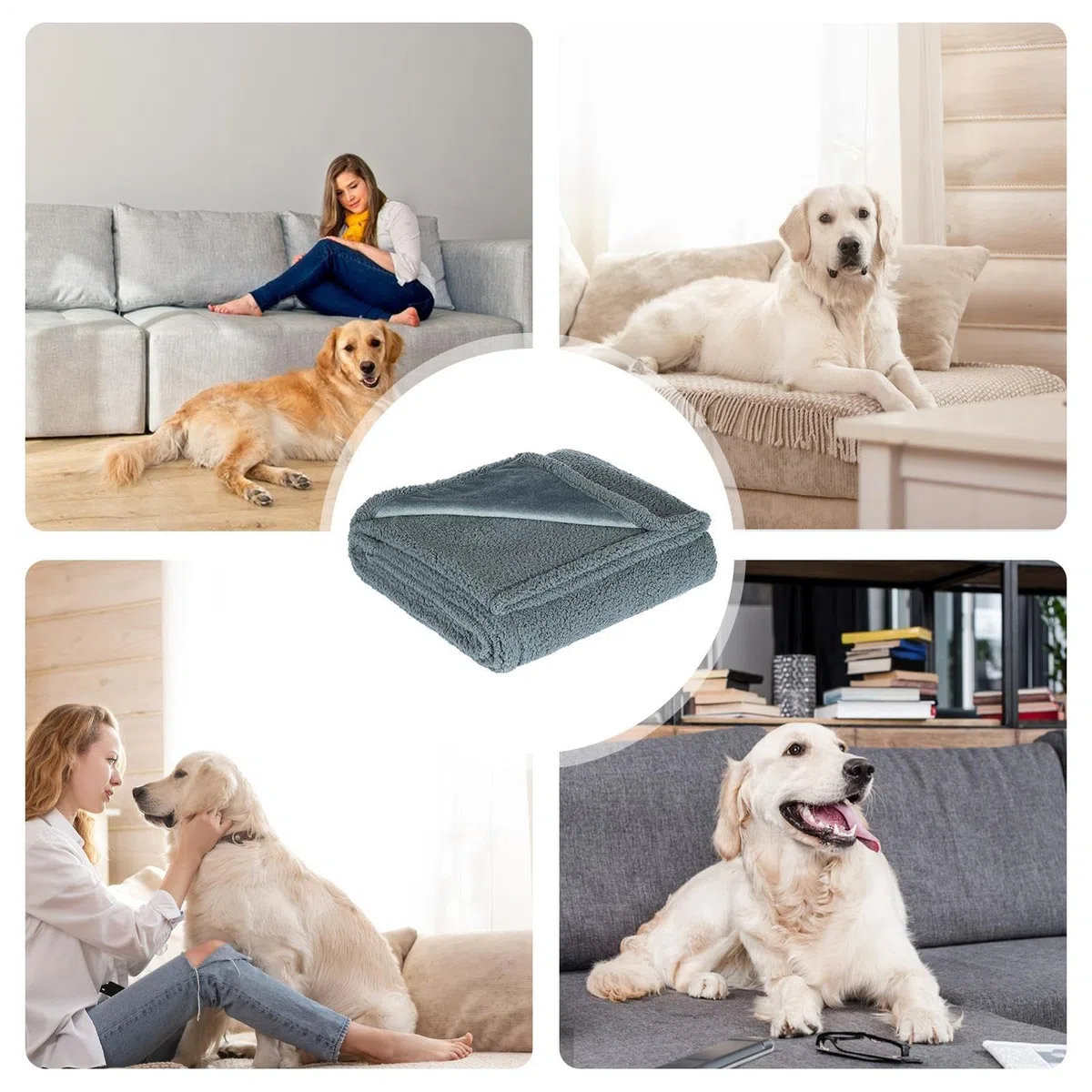 Generico Protector De Muebles De Polar - Manta Impermeable | De Franela | Estampada, Mantas De Franela Para Mascotas Espesadas, Mantas Impermeables Para Gatos, Manta Lavable Para Mascotas