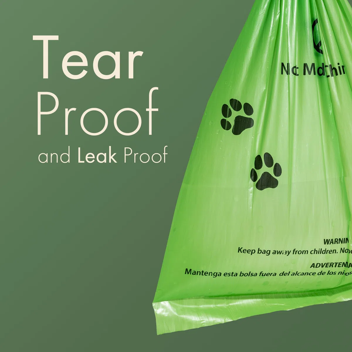 Carrywell Bolsas para excrementos de perro, 300 unidades, a prueba de fugas y extra gruesas, rollos de repuesto para perros, sin perfume