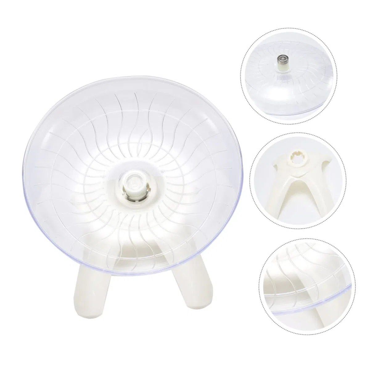 Mipcase 3piezas Rueda De Ejercicio Silenciosa para Hámster y Pequeños Roedores Juguete Interactivo para Mascotas Diseño Ruido y Saludable para Actividad y Diversión