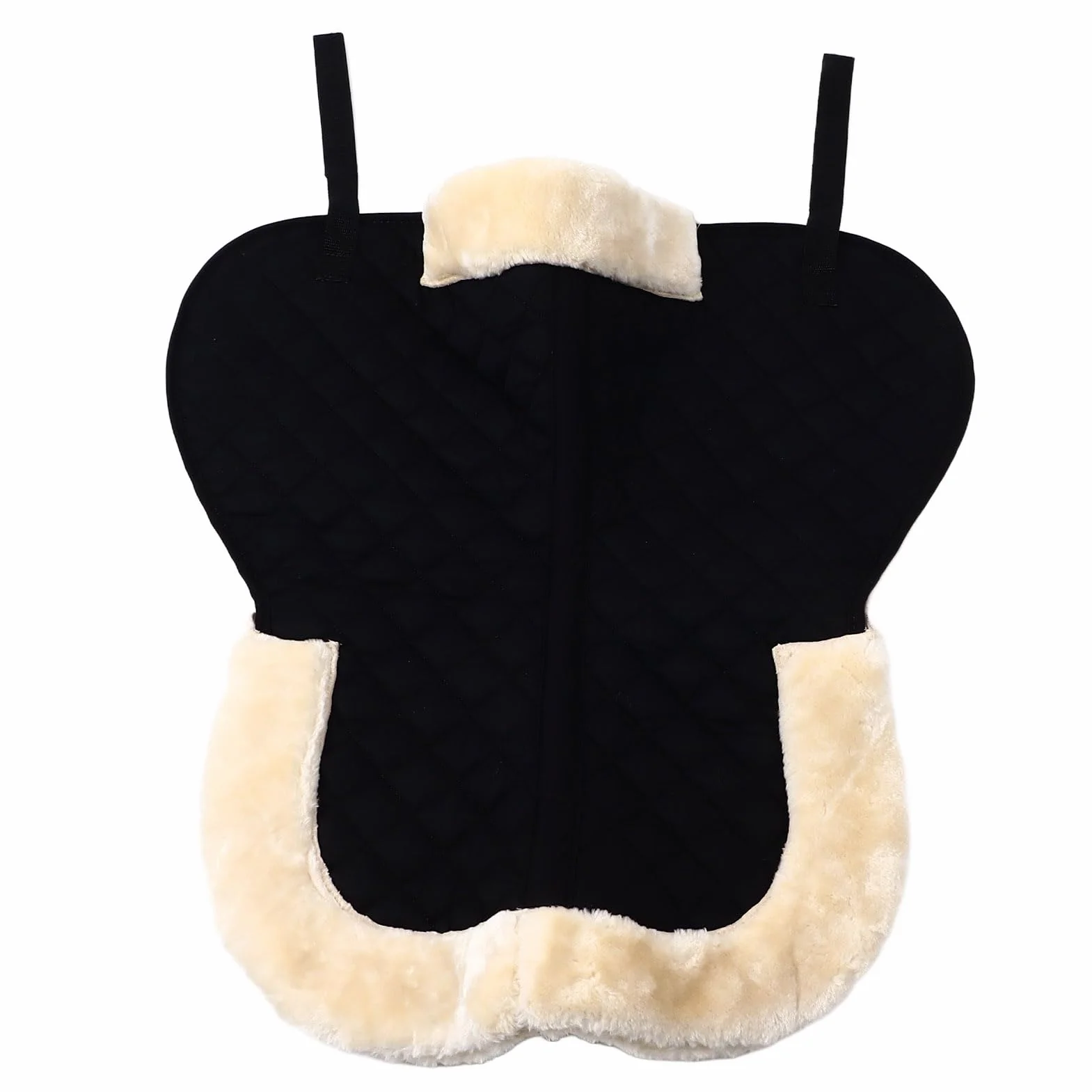 Qcwwy Almohadilla para Tachuelas para Caballos, Almohadilla para Silla de Montar para Montar a Caballo Multifunción, Manta de Algodón para Silla de Montar, Cojín Acolchado para Silla