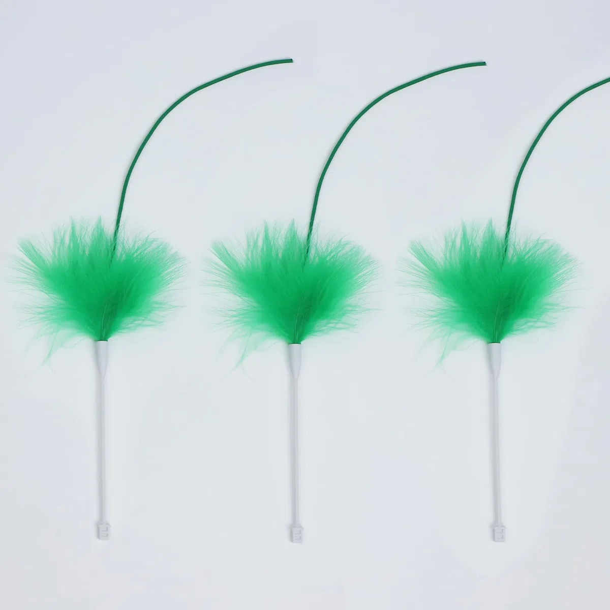 umosumosis Hide-n-Seek - Varitas de plumas de repuesto para gato P43, solo 3 piezas de accesorios
