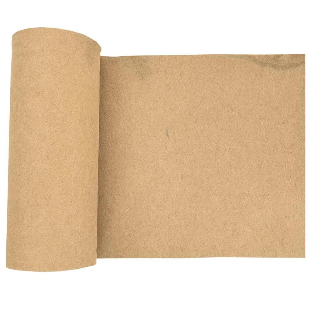 Esterilla para roedores de cáñamo, 1 x 25 m, 5 mm de grosor, se puede cortar y retiene la humedad para suelo de jaula, cama higiénica para conejos, cobayas, hámsters, caja de transporte