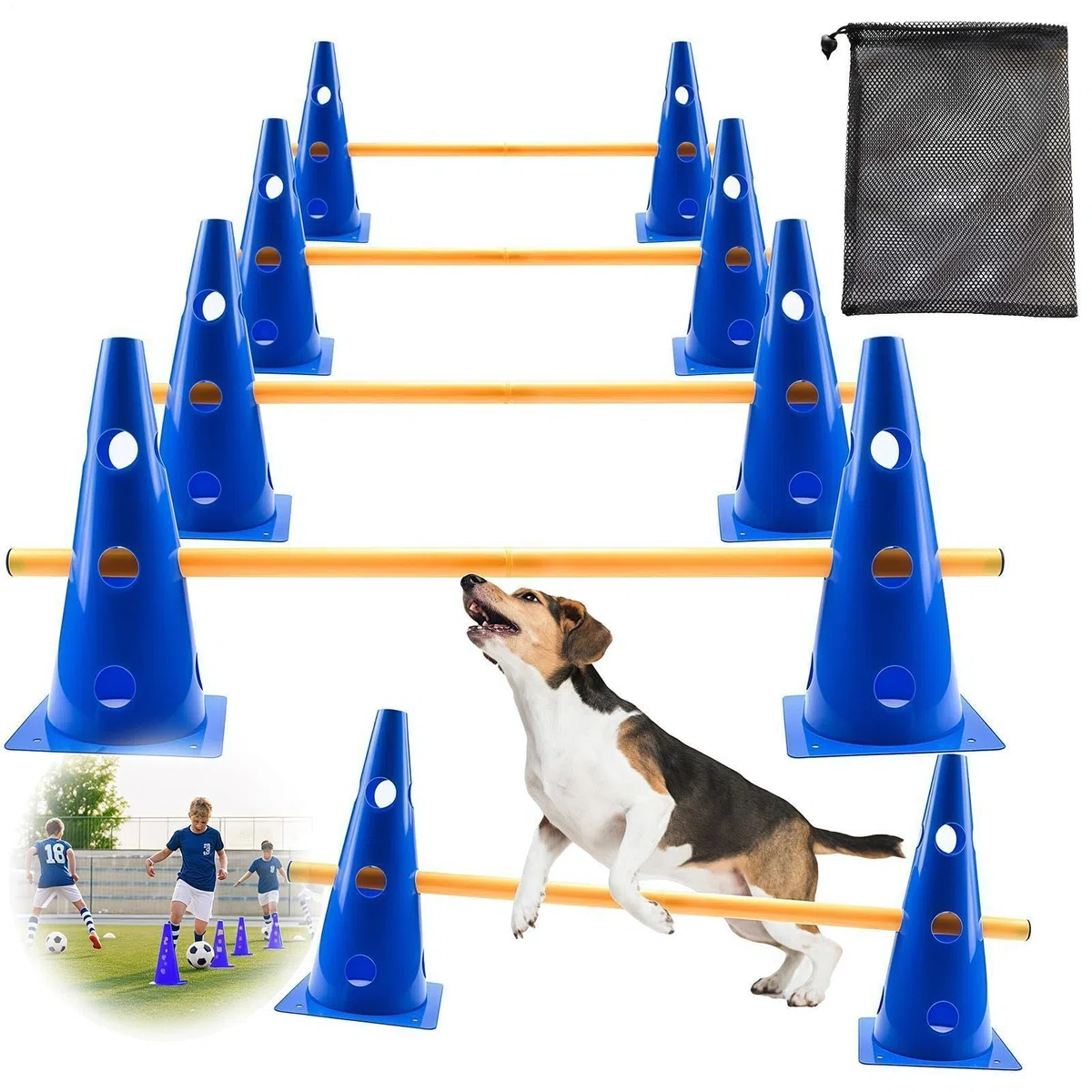 Generisch Perros saltos obstáculos obstáculos dispositivo de entrenamiento