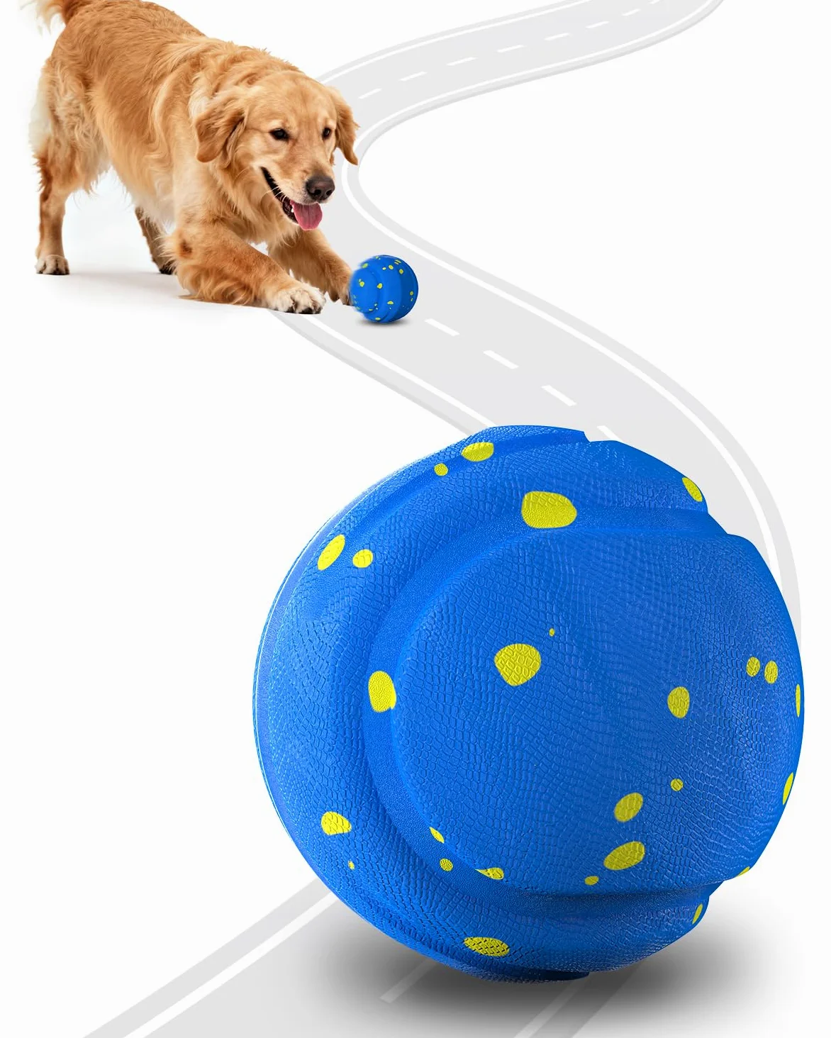 Juguetes interactivos para perros medianos y grandes, regalo de cumpleaños, juguete interactivo indestructible para masticadores agresivos, juguetes antiaburrimiento, material duradero