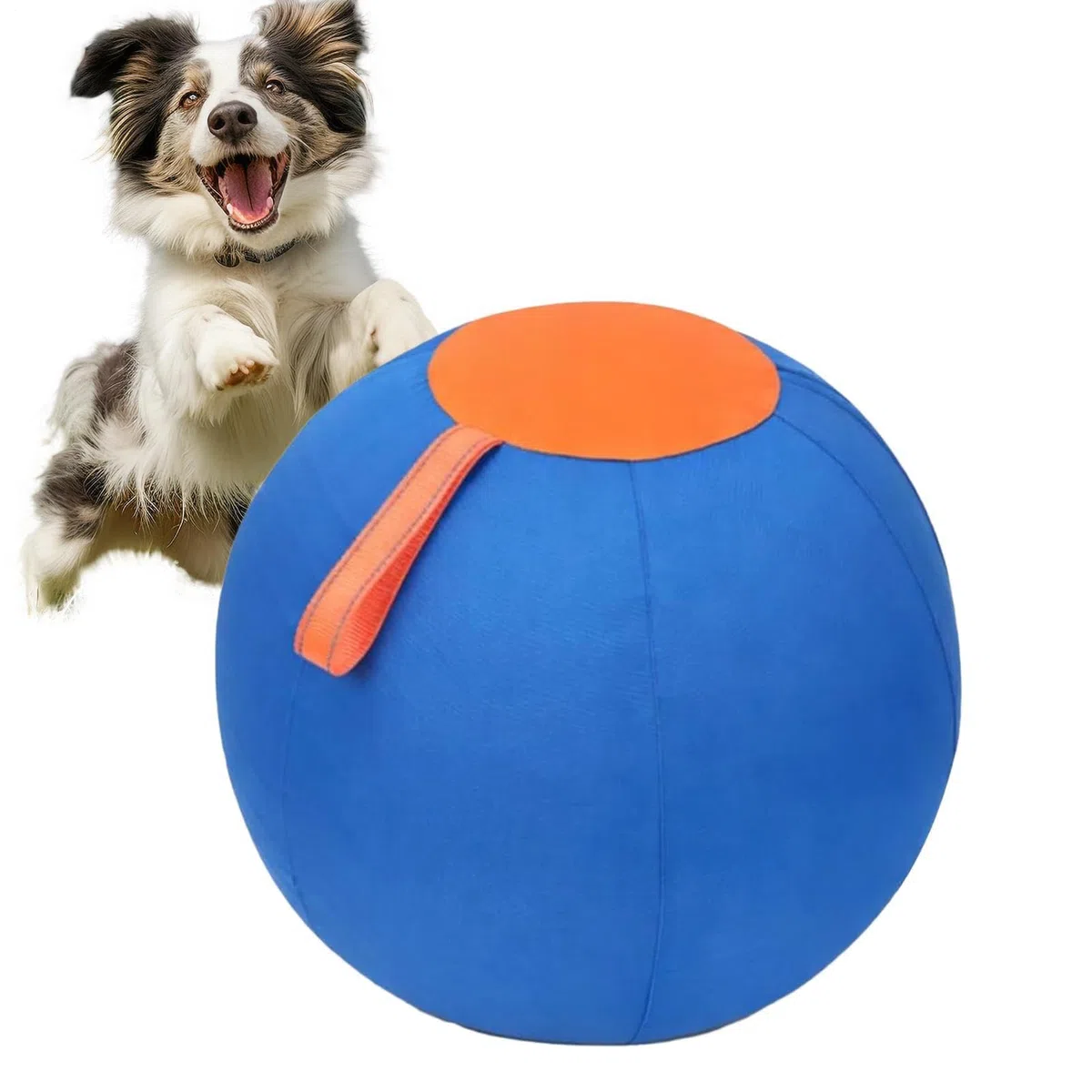 Pelota de Pastoreo Hinchable Alta Resistencia, Grande, Interactiva y | Pelota Juego Mascotas Juguete Adiestramiento Canino Para Patio Trasero, Jardín, Césped Y Parque