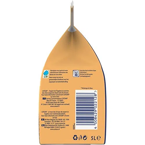 Animalerie Catsan – Arenero Mineral aglomerante 5 L – Lote de 3 – Precio del Lote – Entrega rápida en Francia metropolitana en 3 días Abiertos