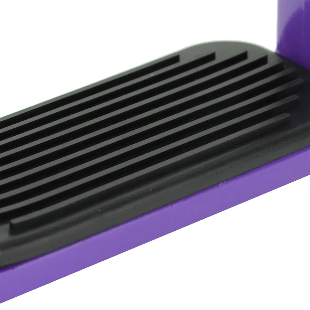 Estribos de Caballo de Seguridad Anchos de Aluminio Fundido a presión para niños, estribos de equitación ensanchados Antideslizantes, Color Morado, Negro y Rojo