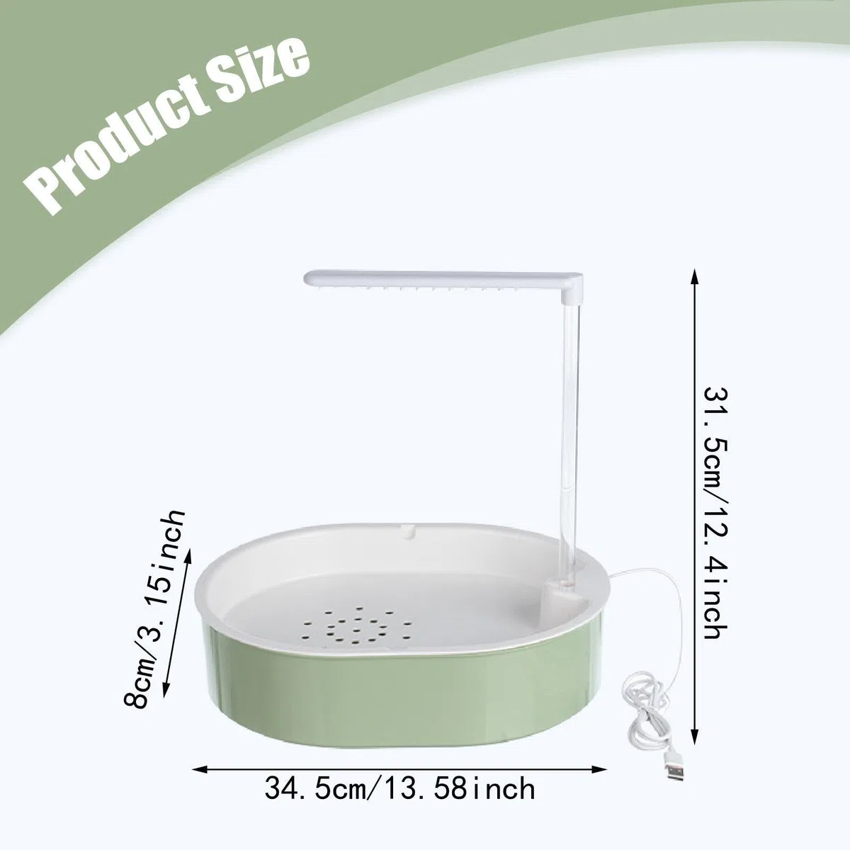 Bañera Automática para Loros con Bomba para Loros Y Cotorras (para Exteriores).