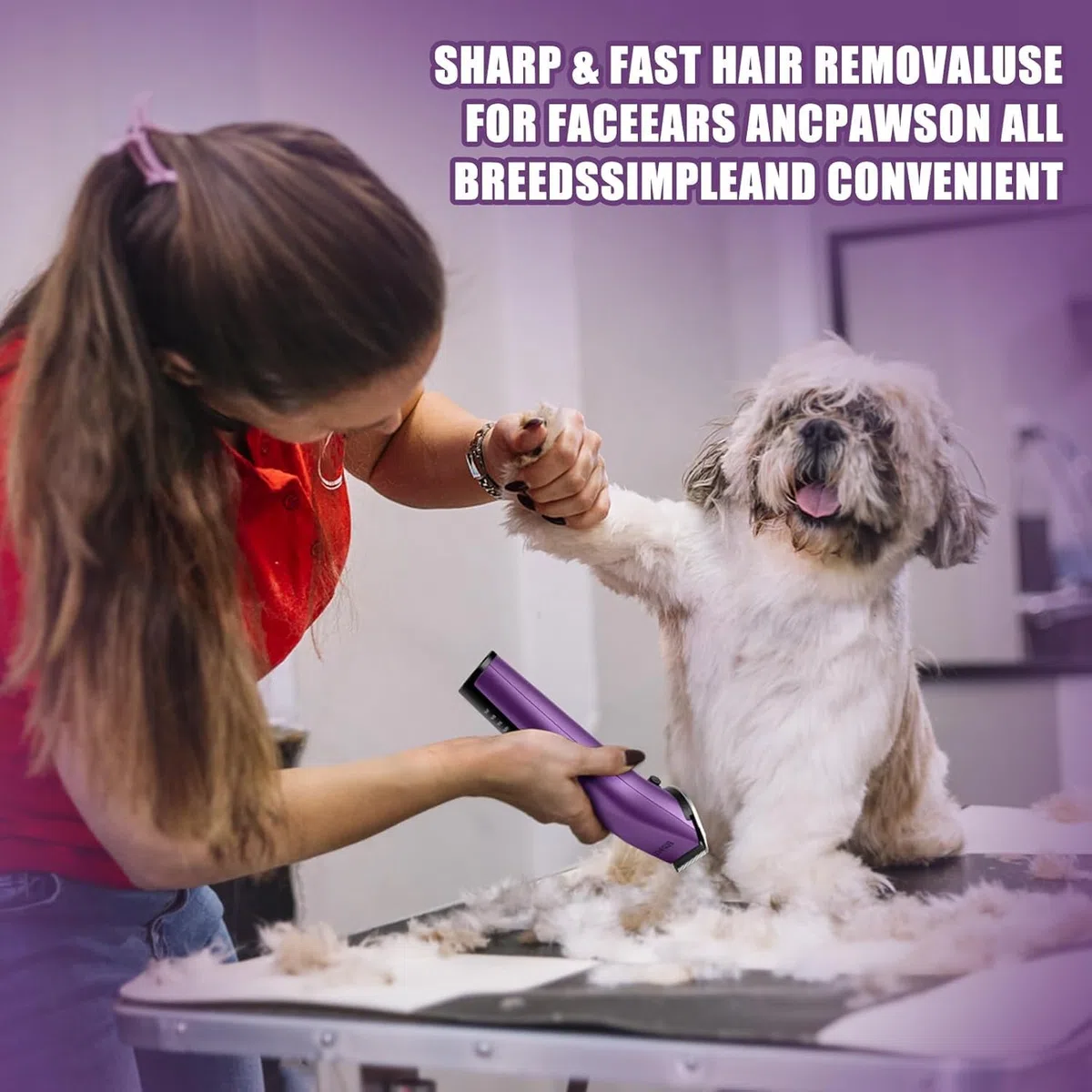 Cuchillas ajustables compatibles con cortapelos profesional para perros y mascotas