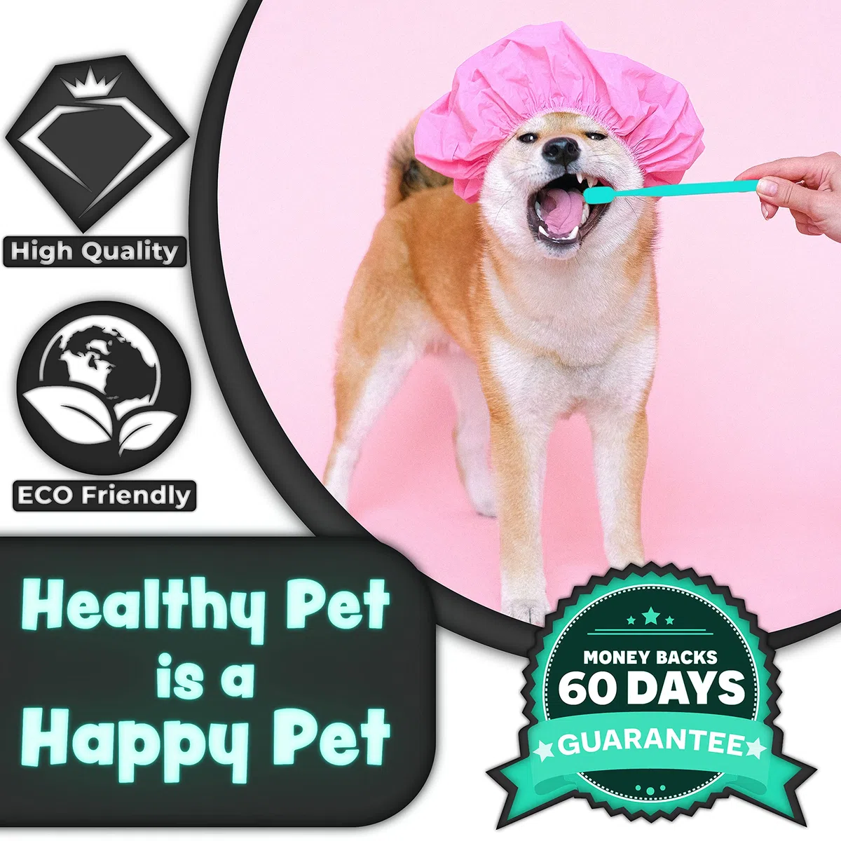 H&H Pets Cepillo de dientes profesional para perro, gato, cepillo de dientes para perro, cepillo de dientes para gato