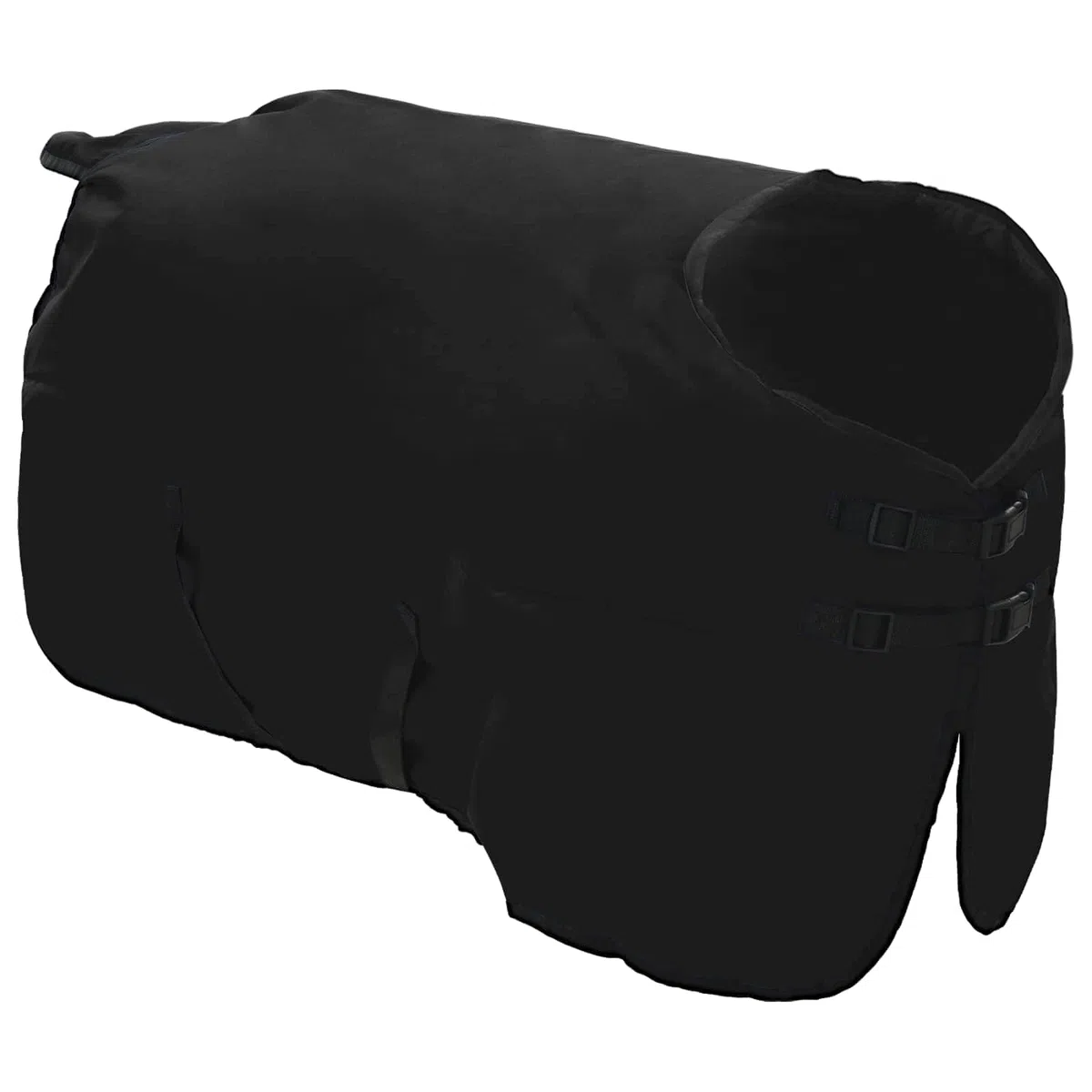 Manta para caballo, 95 cm, color verde oscuro, negro, impermeable para caballos, de poliéster resistente, con cierres ajustables