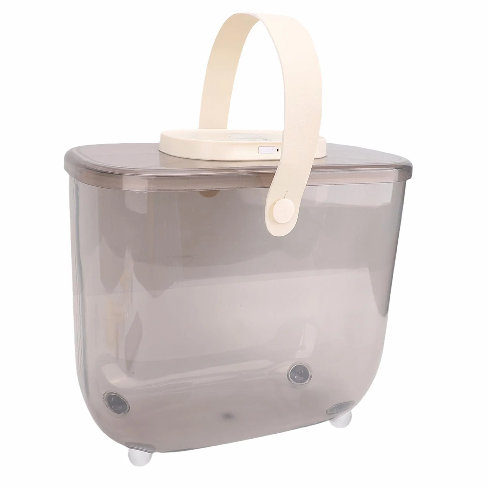 Luocute Contenedor de Comida para Mascotas con Sellado Al Vacío, Contenedor Hermético de Gran Capacidad para Almacenamiento de Alimentos para Mascotas con Tecnología de Vacío