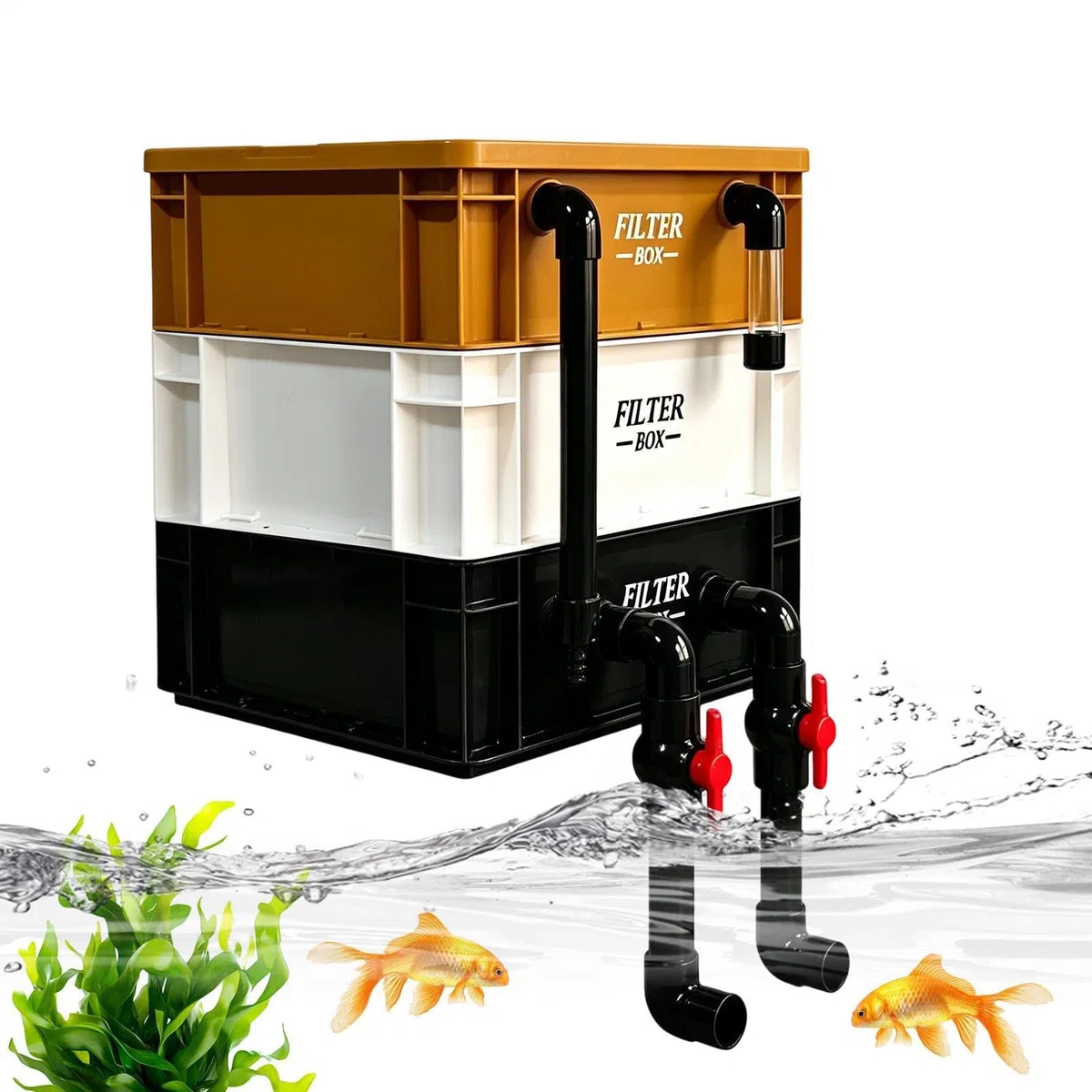 Genérico Filtro para peceras y acuarios De Filtración De Agua | Filtro de Acuario Para Limpieza De Impurezas En Interiores Domésticos Y Hogares Tortugas Acuáticas Peces Betta Y