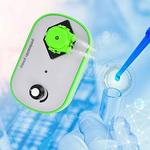 Bomba Peristáltica G628-1 con Velocidad Ajustable, Motor 12V DC, Cabezal Extraíble, 100-240V, para Laboratorio y Acuario