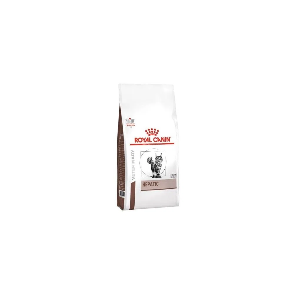 Royal Canin Veterinary Hepatic Feline Cat | 2 kg | Alimento Completo dietético para Gatos | para apoyar la función hepática | En Caso de insuficiencia hepática crónica | Alimento seco