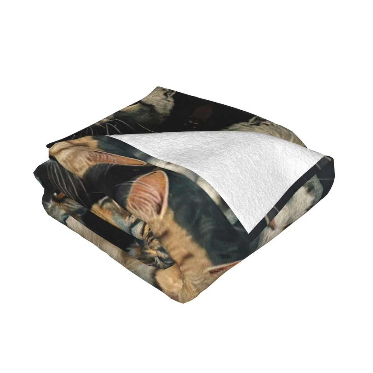 Manta de gato para sofá, cama, tamaño Queen, suave, ligera, afelpada, cálida y acogedora, manta de lujo