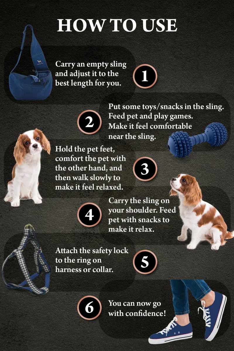 Noah & Paw Bandolera transportin Perro 1,5-5 kg, transportin Gato pequeño, Bolsa Transporte Ajustable para Mascotas, 3X función de Seguridad, Fabricado en Denim Premium.