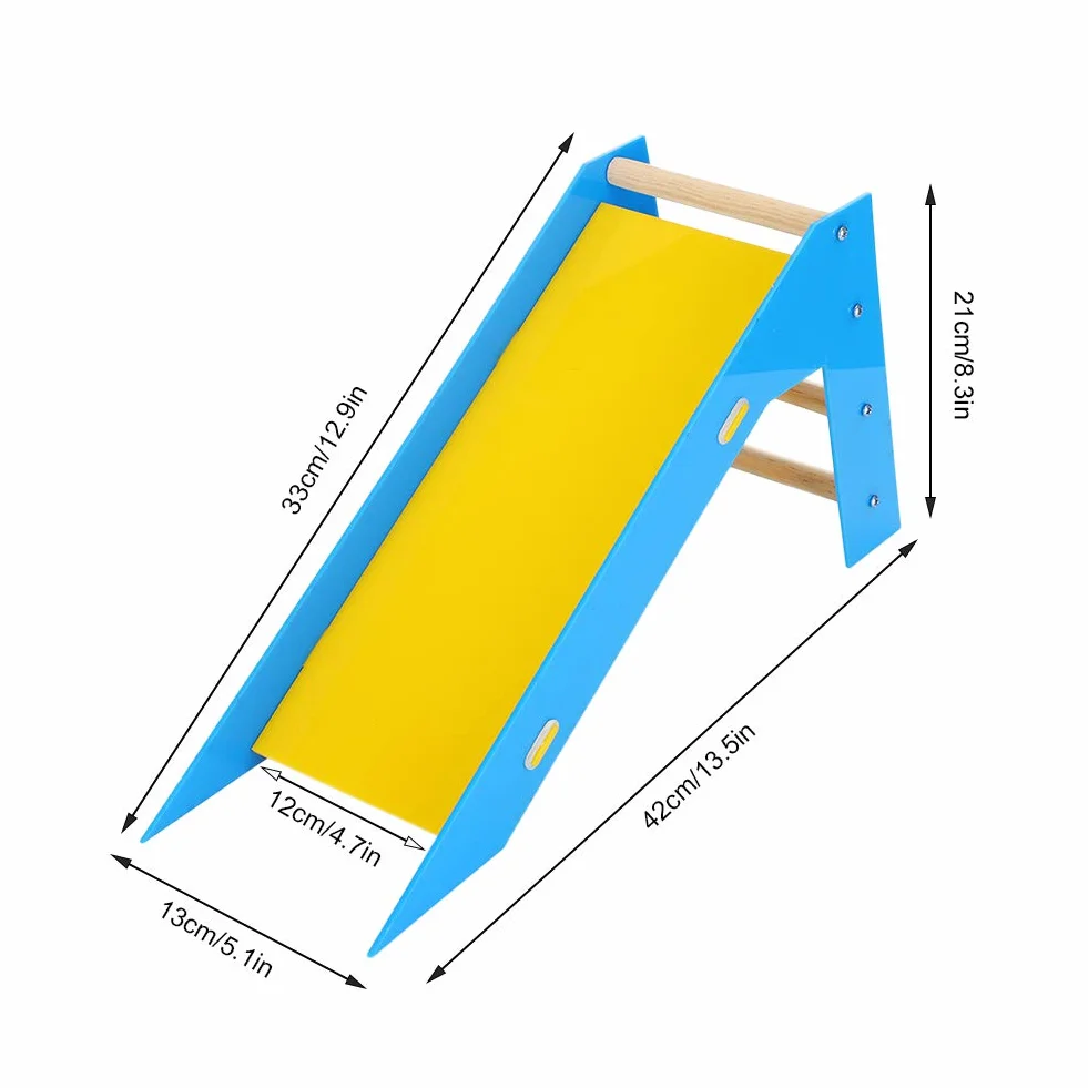 Juguetes de Diapositivas de Loro Entrenamiento de Aves Juguetes educativos Escaleras de Escalada de Loros Perchas Juguetes para Periquito Budgie Cockatiel Conure Lovebird Finch