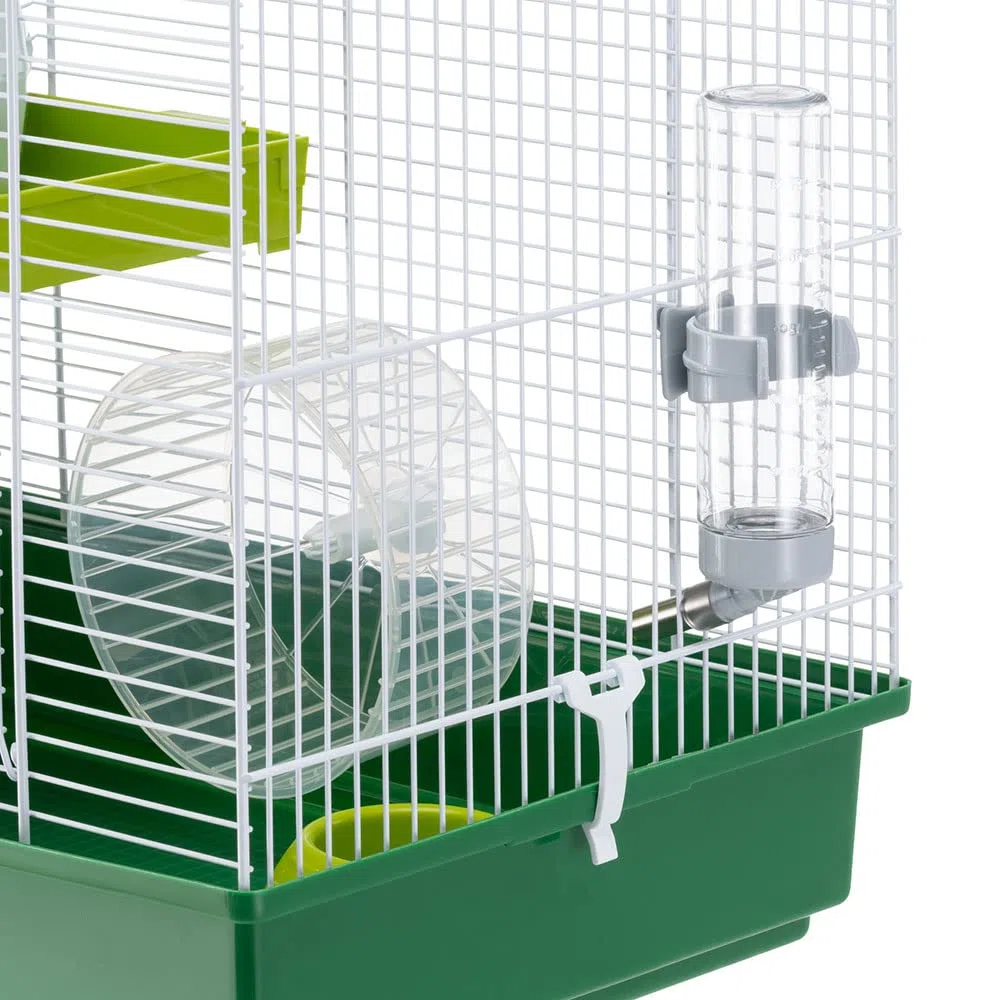 Ferplast 57025411 Jaula ROEDORES Hamster Duo, Rojo
