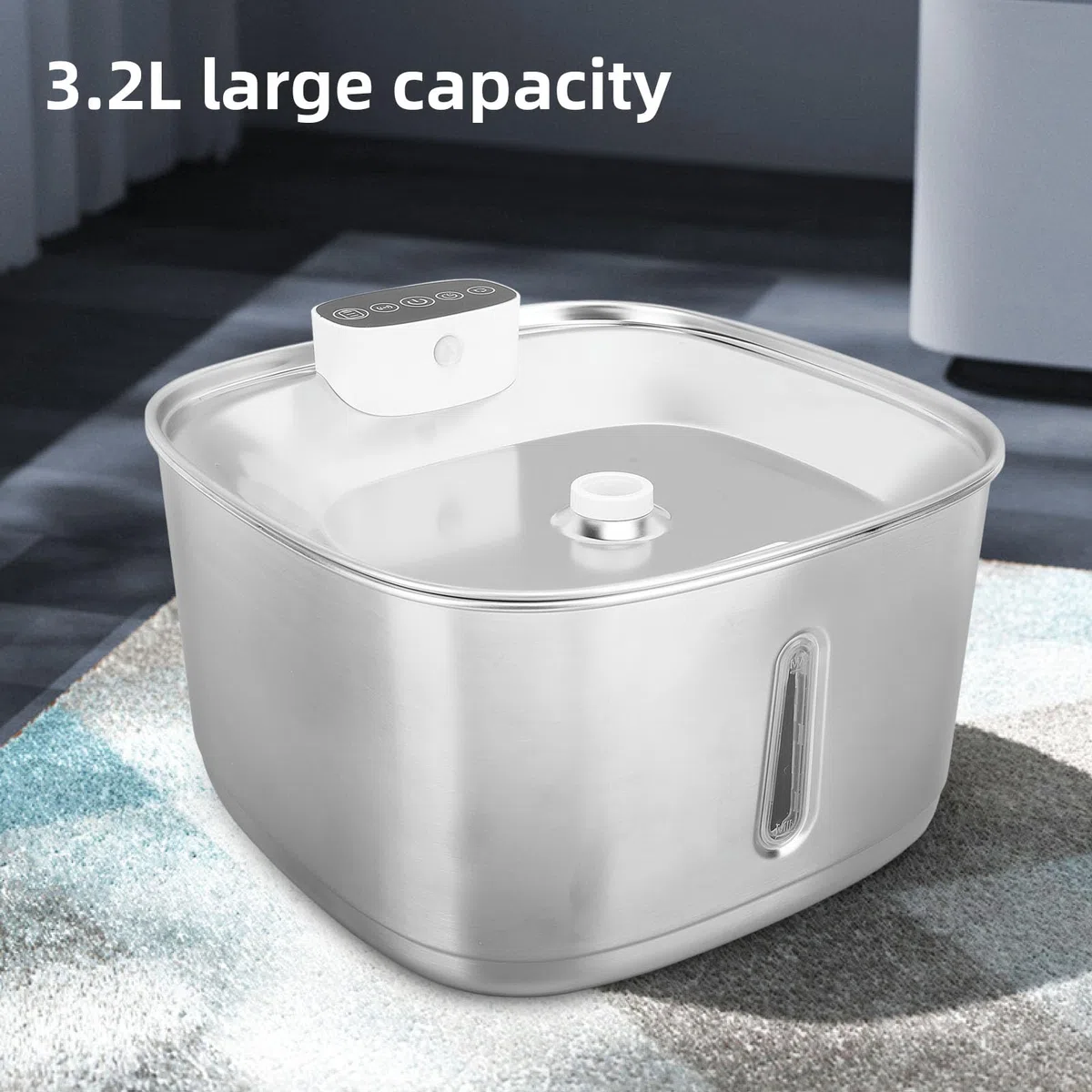 Fuente de Agua Inalámbrica para Gatos, 3.2L, Automática con Batería, para Gatos y Perros