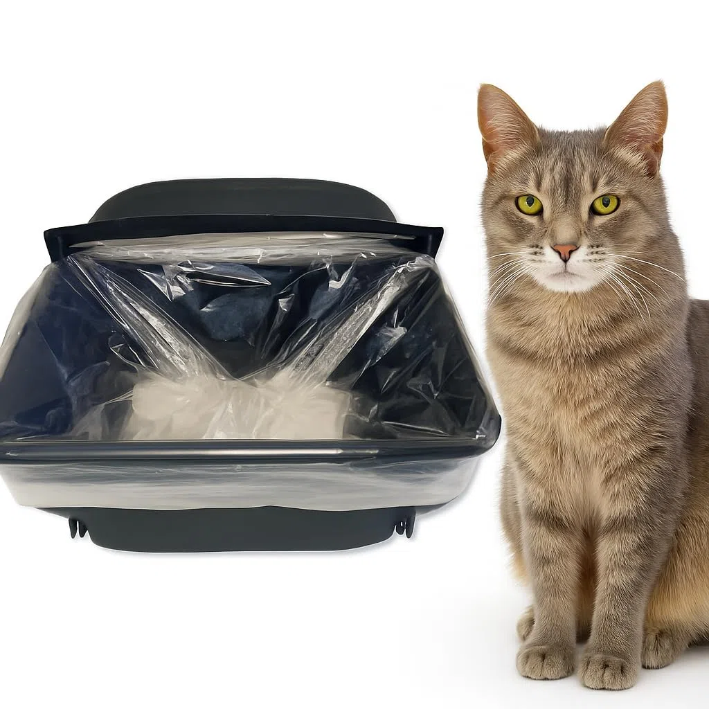 Bolsas para caja de arena – 100 bolsas resistentes para gatos | Bolsas de robot de arena | Bolsas de arena para gatos.