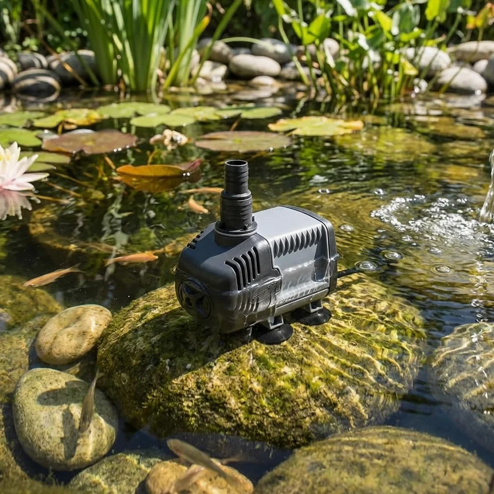 Suinga Bomba de Agua Syncra Silent 2150 L/h Máxima elevación 2m | Bomba de Acuario Estanque Pecera Silenciosa | Mini Bomba de Agua Sumergible