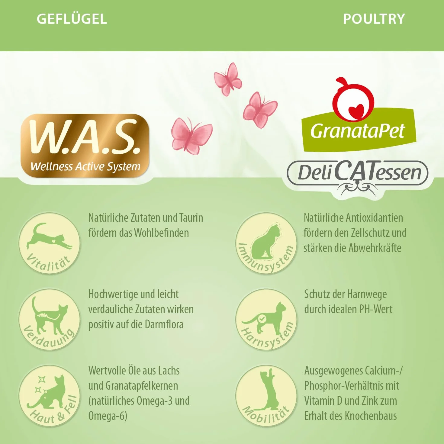 GranataPet Delicatessen - Alimento seco para Gatos, Comida para Gatos, pienso Completo sin Cereales y sin azúcares añadidos, 9 kg