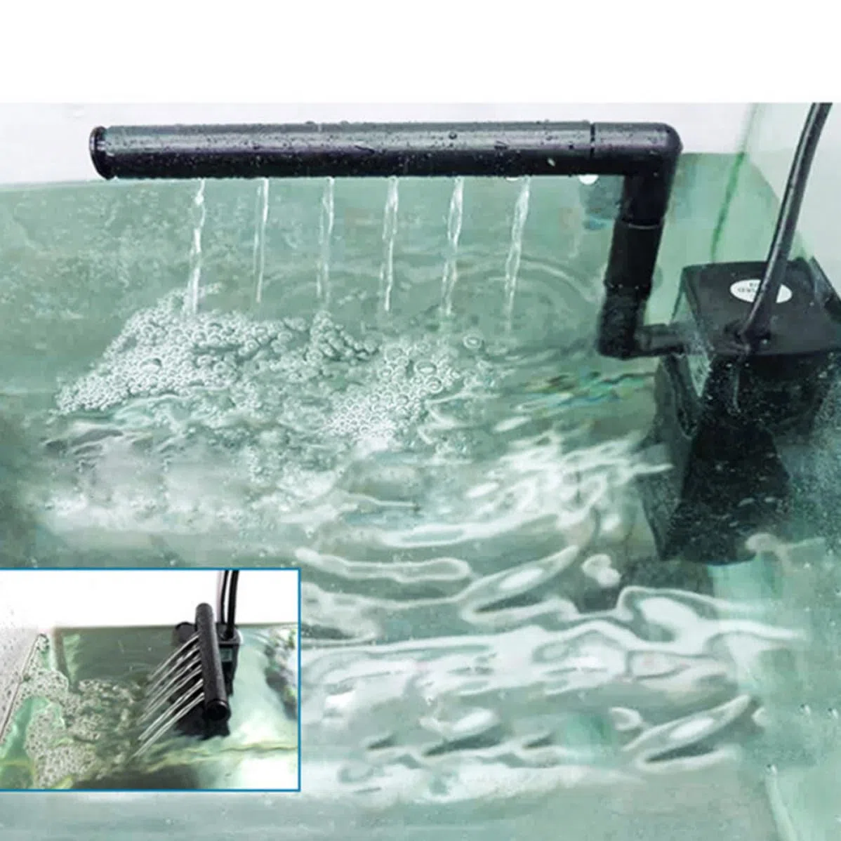 Bomba de Filtro para Acuario Sumergible Multifunción 22w 1000l/h