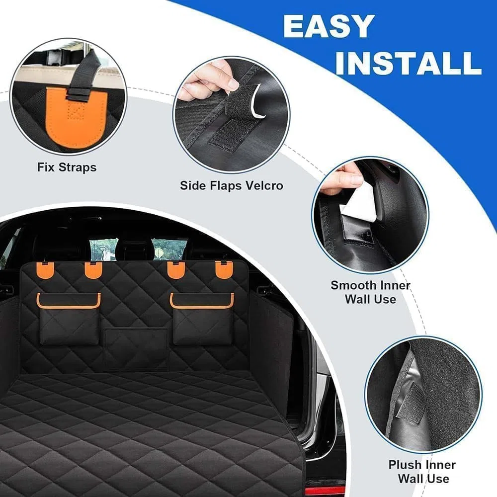 Protector Maletero para MG ZS SUV 2017 2018 2019 2020 2021 2022 2023 2024-, Impermeable Resistente A Arañazos Alfombrilla Protectora Accesorios,B