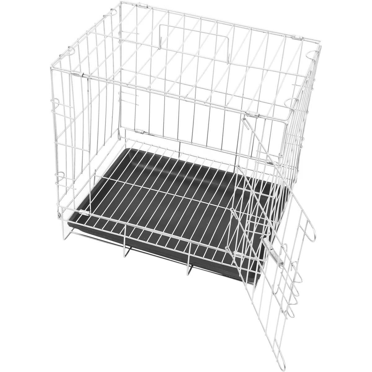 Jaula de Cría para Palomas de Gran Capacidad 35x25x30 Cm, Acero Inoxidable Bandeja Extraíble, Jaula Espaciosa para Pájaros Domésticos y Suministros para Aves