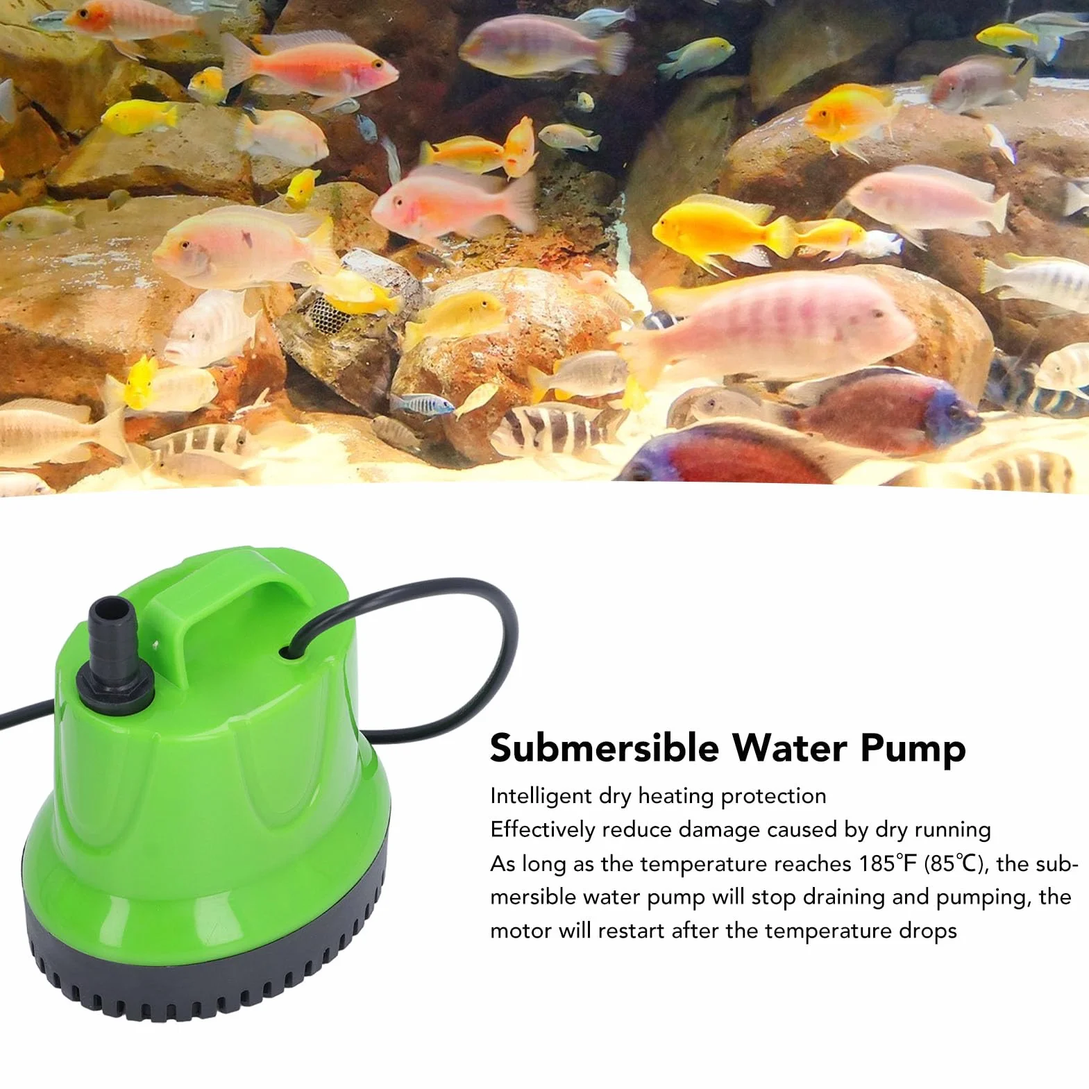 Bomba de Agua Sumergible de 1189 GPH 100 W (EU)