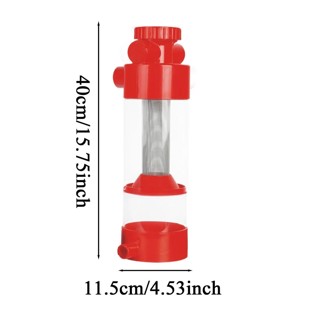 Recolector De Excrementos De Pescado Filtro Limpiador De Desechos | Herramienta de Limpieza, Separador Externo para Tanques de Cría de Camarones y Bettas