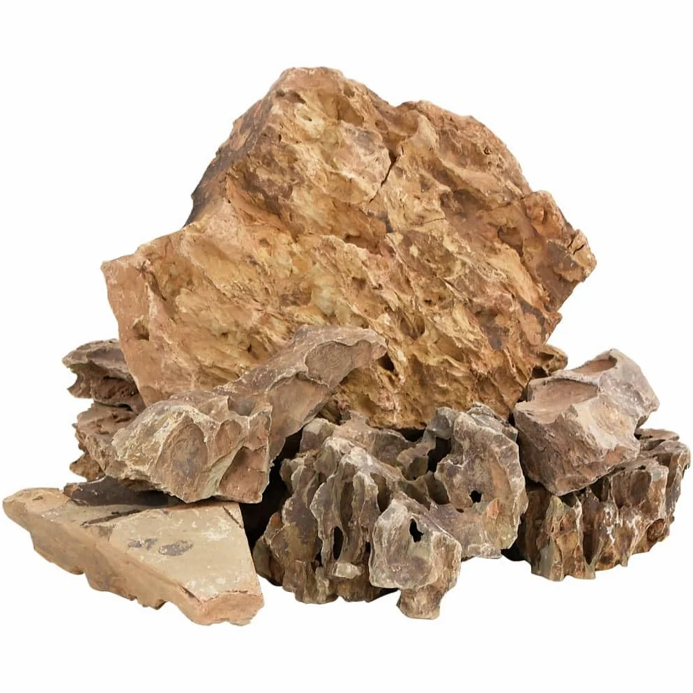 Genérico Piedras de dragón marrón 10 kg 5-30 cm,Producto para Mascotas y Animales,Productos para Mascotas,Productos para Peces,Decoración de acuarios-3217166