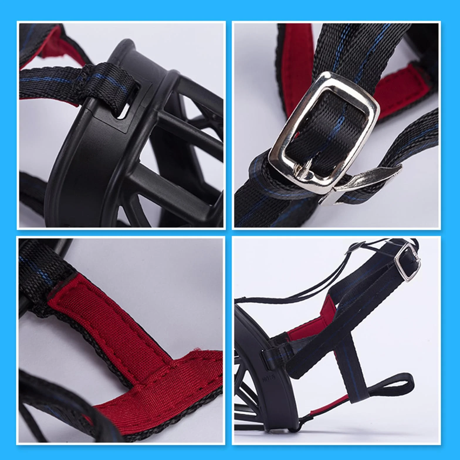 Bozal for Perros Que Evita morder, Transpirable, Ajustable, Permite jadear y Beber, Gran Orificio de respiración, for Perros pequeños y medianos.,Bozal para Perro(Black—Plastic Buckle,No. 1)