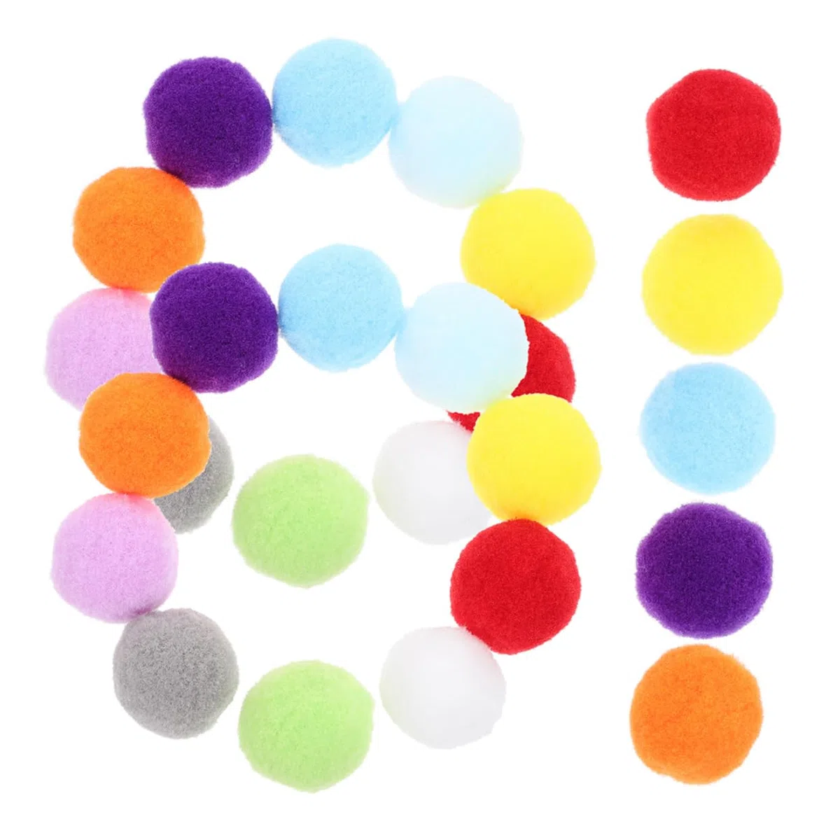 Kisangel 400 Piezas Pelota de Juguete para Gatos Gato de Peluche de Juguete Gato masticando Bolas Juguetes para Mascotas de Juguete para Gatos de Interior Bolas de Peluche Felpa