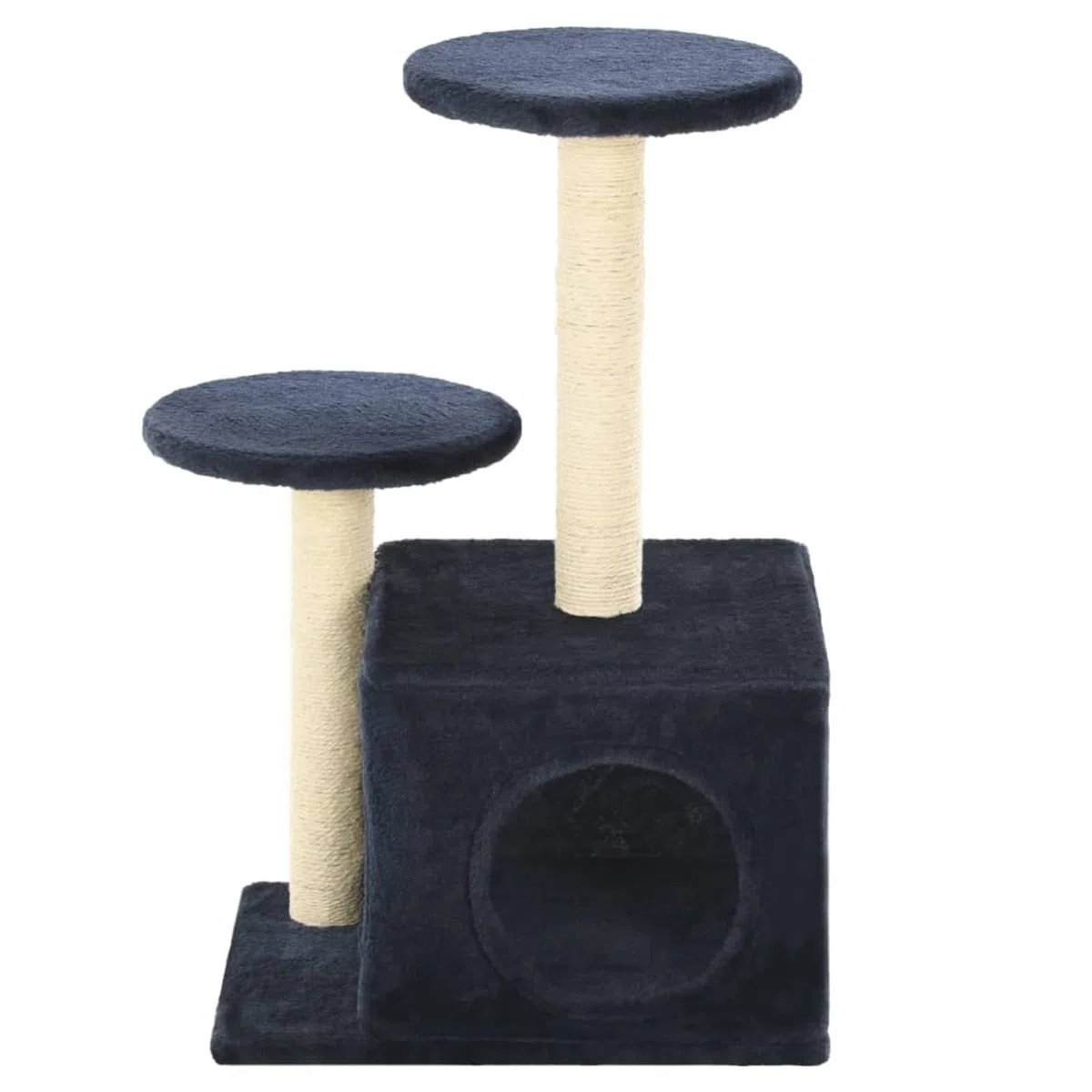 ShGaxin Rascador para Gatos con Poste de sisal, Arbol para Gatos, Gatos Accesorios, Arranhador para Gatos, Arbol Rascador Gatos, 60 cm Azul Oscuro