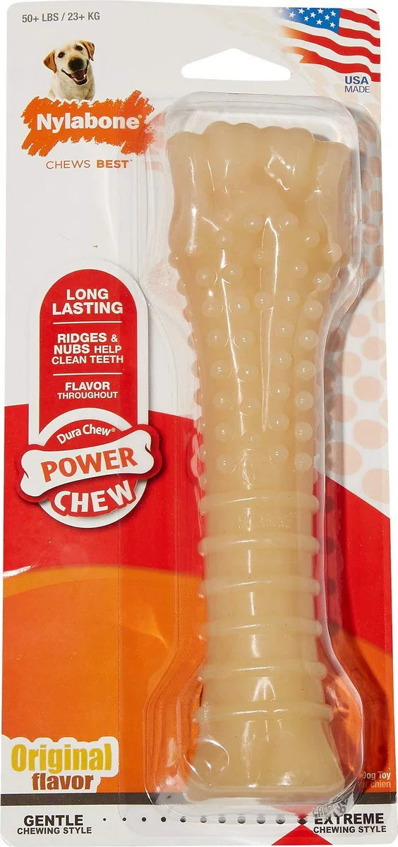 Nylabone Larga duración Resistente Chew Perro de Juguete Tamaño: Extra Grande (10 "H x 4,5 cm W x 3,81 cm D)