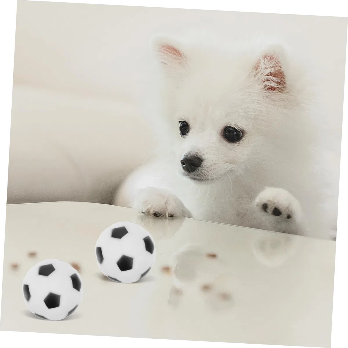 Kisangel 20 Piezas Pelota de Juguete para Perros Cachorro Juguetes interactivos Juguete Interactivo para Masticar Dog Toys Animales Juguetes mordedura de Juguete para Mascotas Caucho