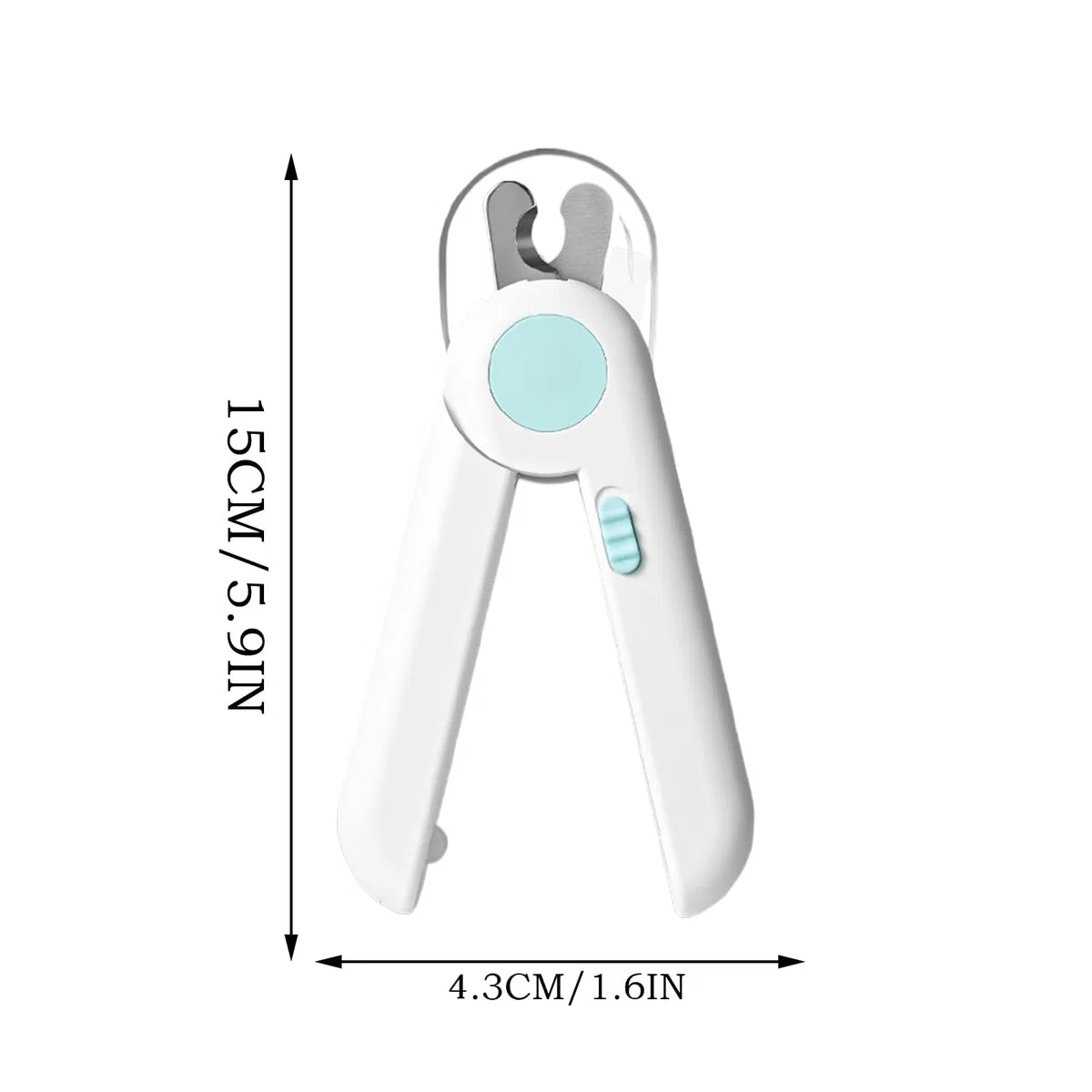 Cortauñas para Mascotas, Cortauñas for Cachorros con luz, Herramienta de Aseo suavizante, for Animales pequeños, Conejos, pájaros, Gatitos, Uso doméstico en Interiores