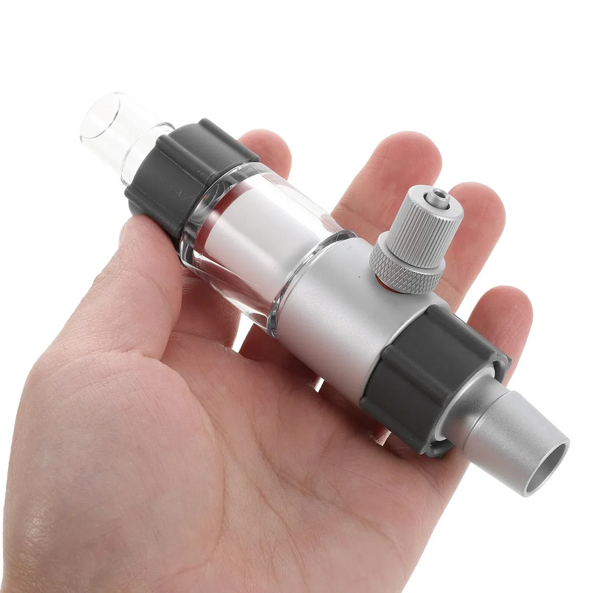 Kisangel Difusor Avanzada Tecnología Acrílico Material Burbujas de Nano Co2 y Aleación de Aluminio de Diferentes Tamaños para Pecera Acuarios